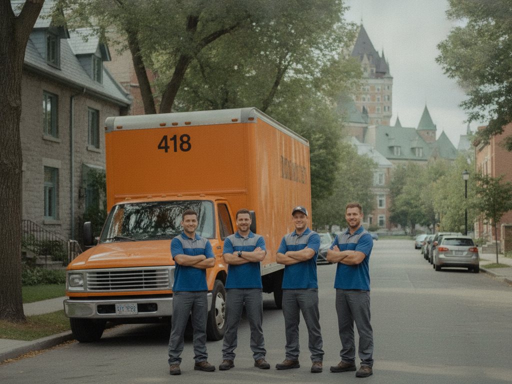 L’équipe de Déménagement 418 à Québec