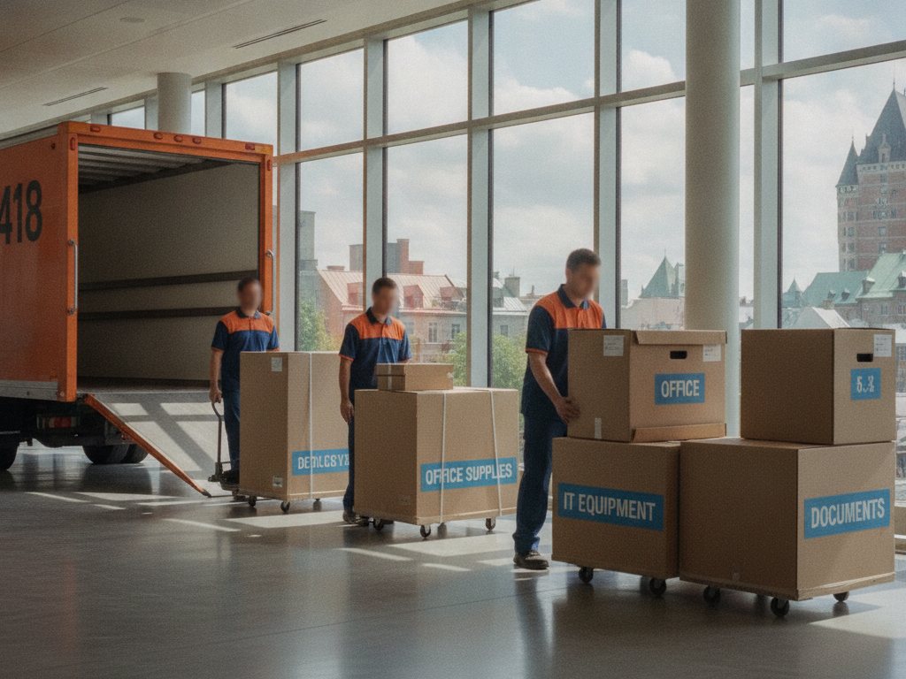Déménagement commercial et de bureau à Québec — Déménagement 418