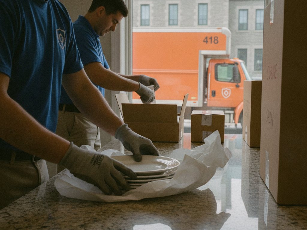 Service d’emballage et de déballage — Déménagement 418