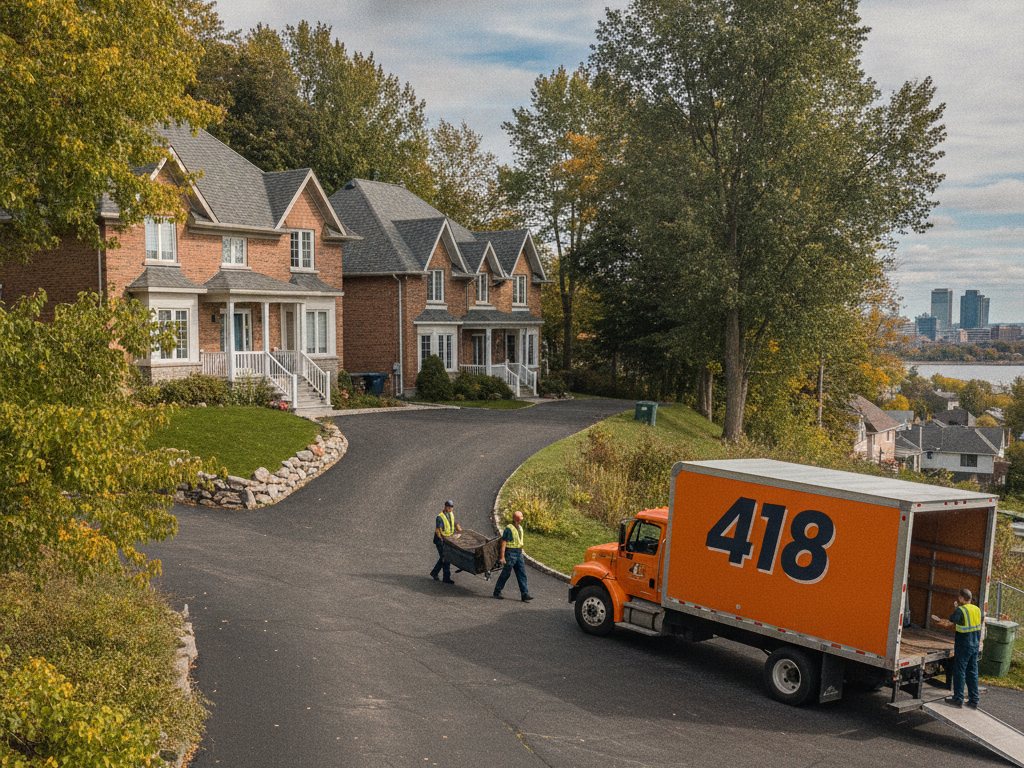 Camion de Déménagement 418 pour un déménagement à Beauport, région de Québec
