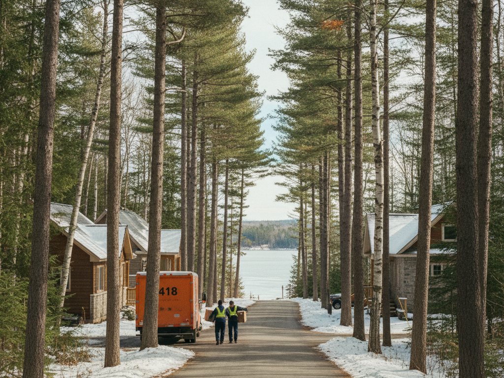 Camion de Déménagement 418 pour un déménagement à Lac-Beauport, région de Québec