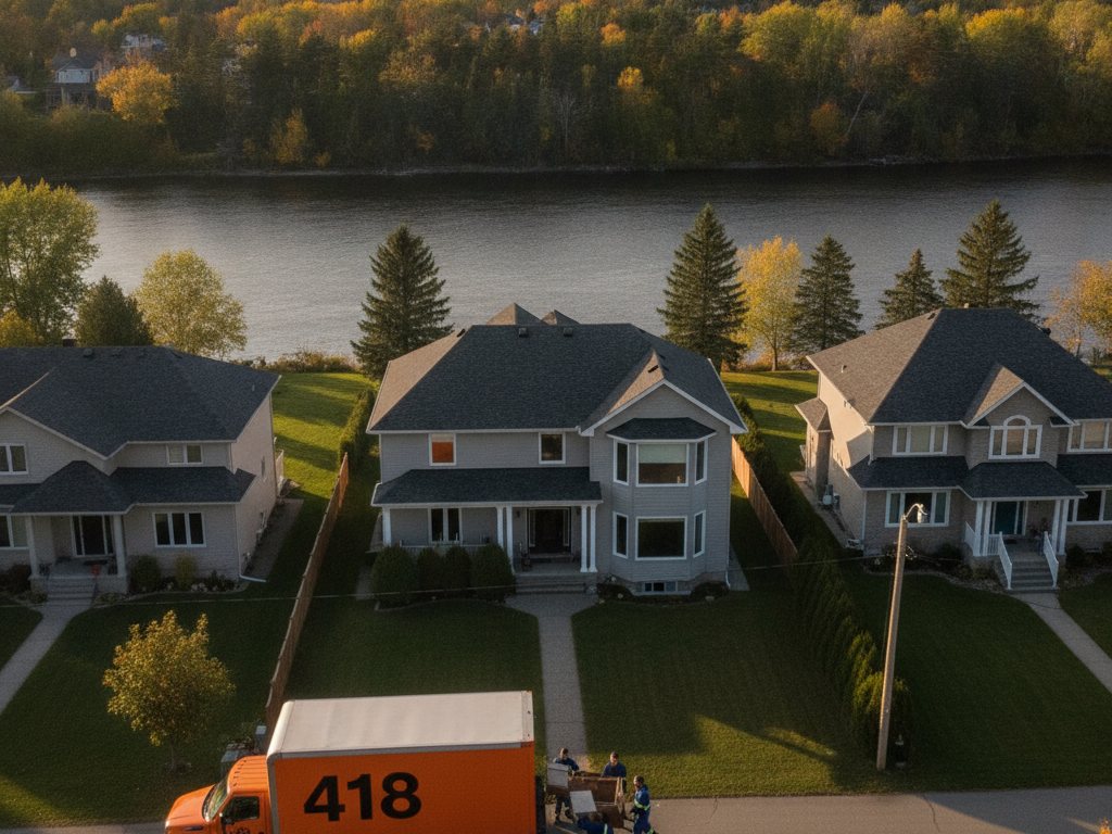 Camion de Déménagement 418 pour un déménagement à Loretteville, région de Québec