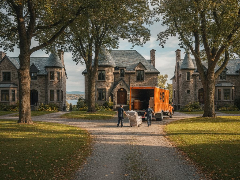 Camion de Déménagement 418 pour un déménagement à Sillery, région de Québec